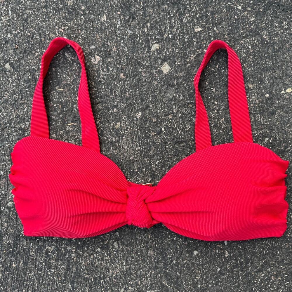 Beach Riot Red Knot Front Bikini Top - Picture 5 of 11